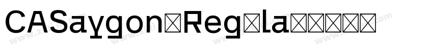 CASaygon Regular字体转换 CASaygon Regular字体转换